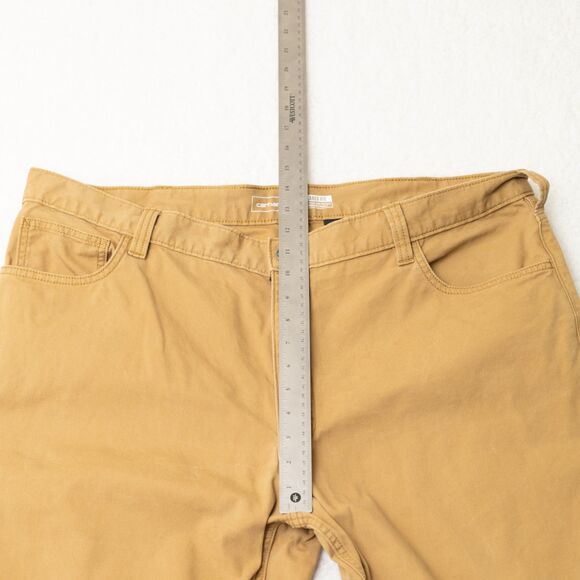 Carhartt Rugged Flex Relaxed Fit 5 Pocket Work Pant BN2517-M Hickory Tan M 42x32 - Picture 11 of 15